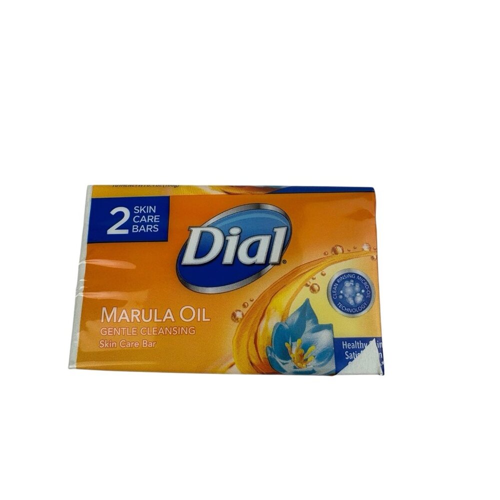 *2-Dial Marula Oil Gentle Cleansing Skin Care Bar Soap 3.2 Oz 2 Pack